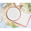 Picture of CELEBRATE ROSE GOLD PAPER PLATES 18CM - 6 PACK